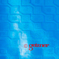 © getzner muster leuchtendes cyan blau